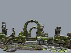 Wall set 3D Model