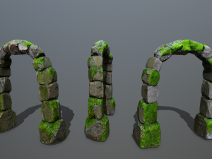 Wall set 3D Model