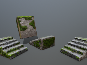 Wall set 3D Model