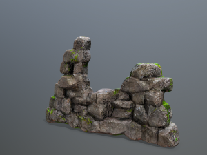 Wall set 3D Model
