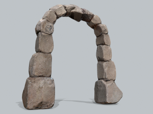 Ruin wall Modèle 3D