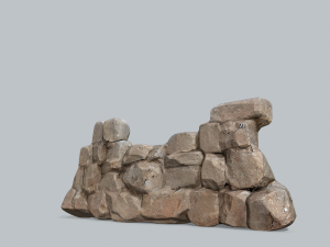 Ruin wall Modèle 3D