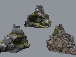 Maya Ruin rocks Modelo 3D