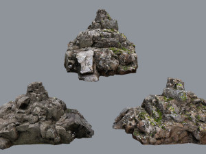 Maya Ruin rocks Modelo 3D