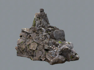 Maya Ruin rocks Modelo 3D