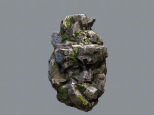 Maya Ruin rocks Modelo 3D