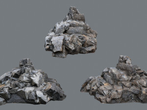Cliff rocks 3D Model