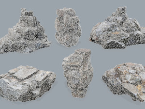 Cliff rocks 3D Model
