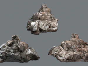 Cliff rocks 3D Model