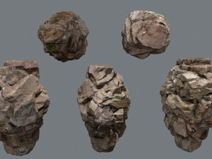 Cliff rocks Modèle 3D