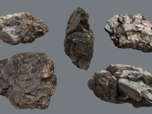 Cliff rocks Modèle 3D