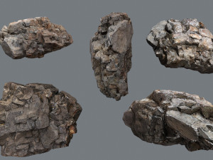 Cliff rocks Modèle 3D