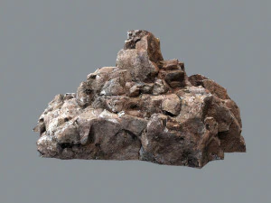 Cliff rocks 3D Model