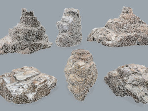 Cliff rocks Modèle 3D