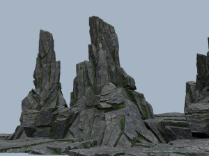 Rocce della scogliera Modello 3D