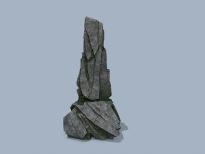 Cliff rocks 3D Model