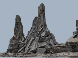 Cliff rocks 3D 모델