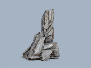 Cliff rocks 3D 模型