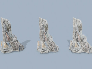 Cliff rocks 3D 模型