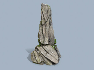 Cliff rocks Model 3D