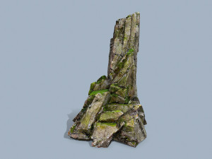 Cliff rocks Model 3D