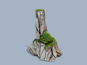 Cliff rocks Model 3D