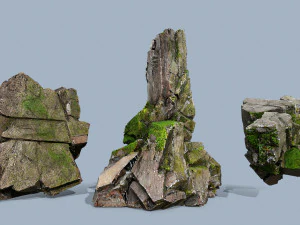 Cliff rocks 3D Model