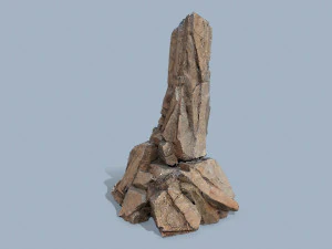 Cliff rocks 3D Model