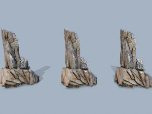 Cliff rocks 3D Model