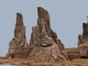 Desert rocks 3D Model