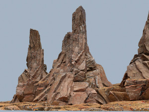 Desert rocks 3D Model