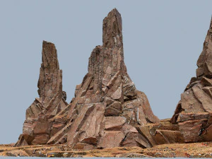 Desert rocks 3D Model