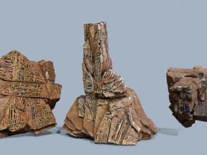 Desert rocks 3D Model