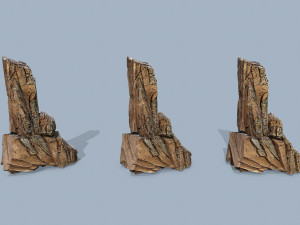 Desert rocks 3D Model