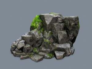 Forest rocks 3D Model