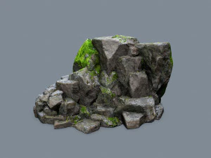 Forest rocks 3D Model