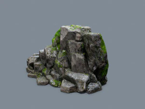 Forest rocks 3D Model