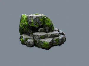 Forest rocks 3D Model