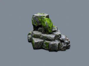 Forest rocks 3D Model