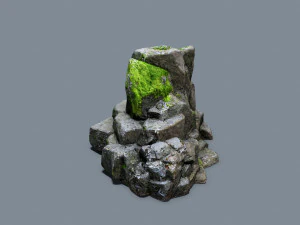 Forest rocks 3D Model