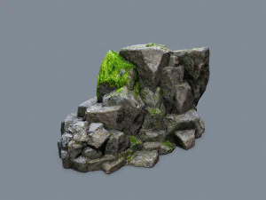Forest rocks 3D Model
