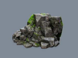 Forest rocks 3D Model