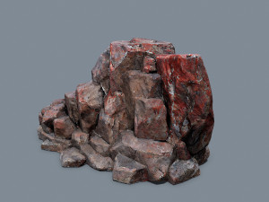 Desert rocks Model 3D