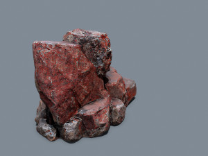 Desert rocks Model 3D