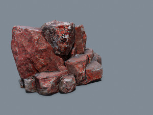 Desert rocks Model 3D