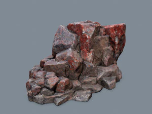 Desert rocks 3D Model