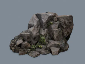 Cliff rocks 3D Model