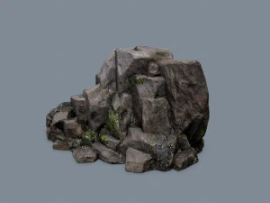 Cliff rocks 3D Model