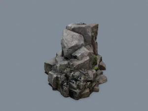 Cliff rocks 3D Model