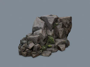 Cliff rocks 3D Model